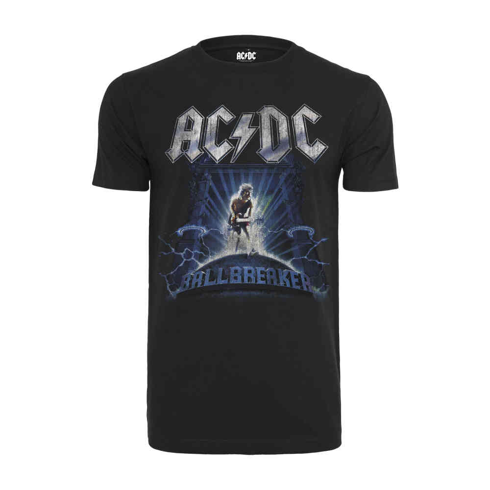 Urban Classics AC/DC - ACDC Ballbreaker Herren TShirt - Schwarz